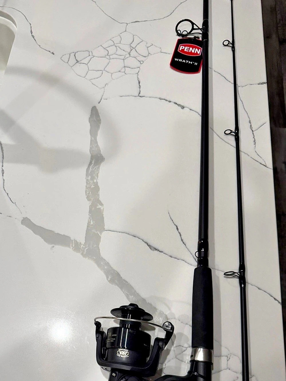 PENN Wrath II Spinning Reel & Rod Black